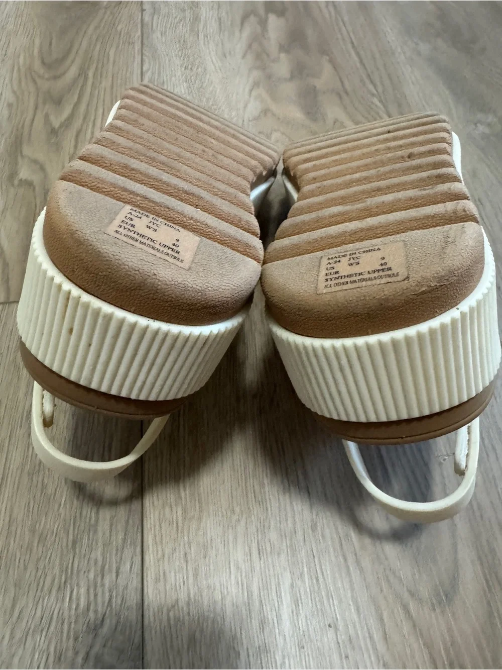 The Reef Water Vista Higher Women's Platform Sandals in Cloud Sz. 9 - Picture 14 of 14